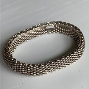 Tiffany & Co sterling silver, Somerset mesh bangle
